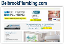 North Shore, Delbrook, Vancouver Plumbing Service